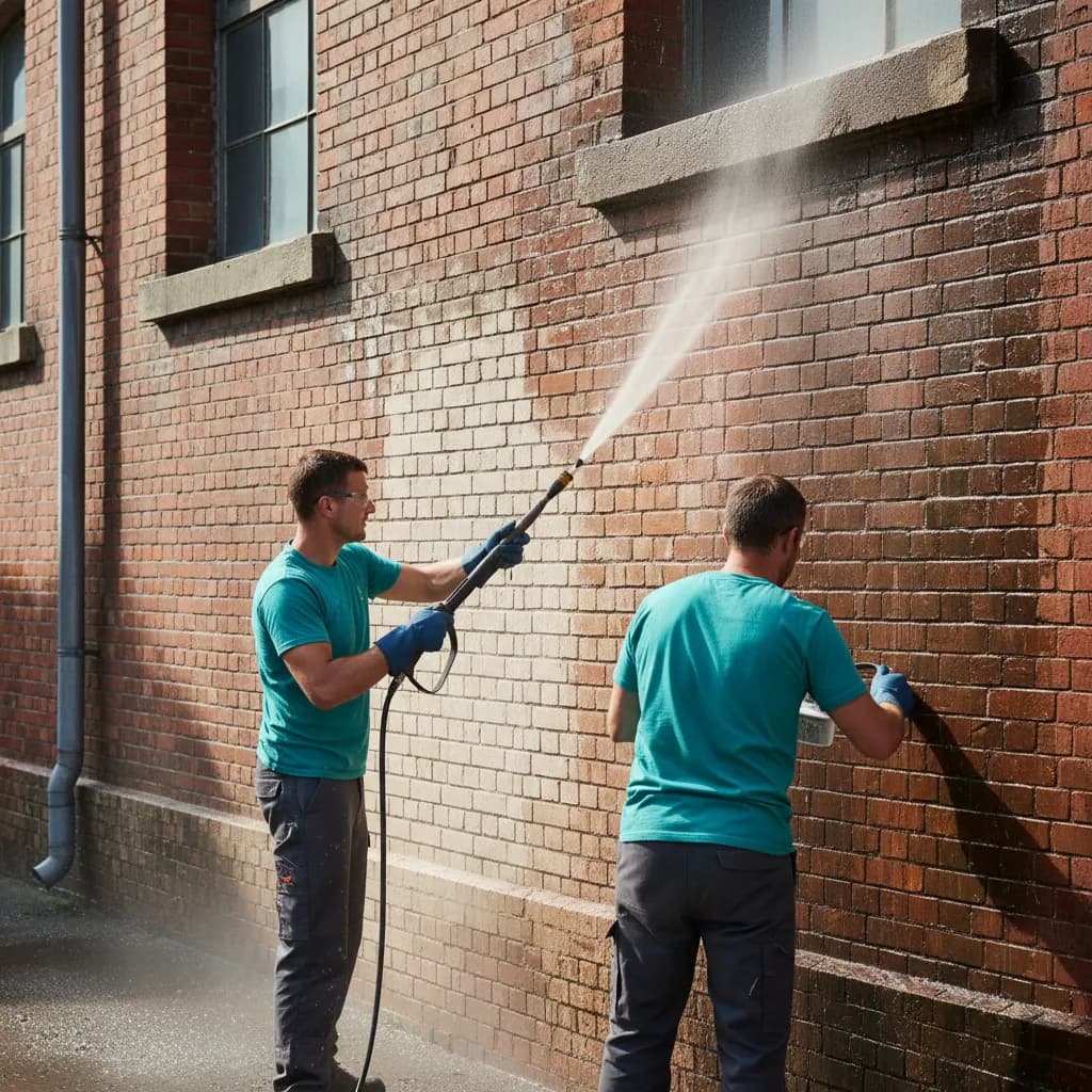 Professional brick acid cleaning or pressure cleaning in Sydney by Ben Cleaning Solutions